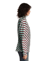Blusa In Seta A Righe Verde | PDP | Antonia