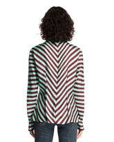 Blusa In Seta A Righe Verde | PDP | Antonia