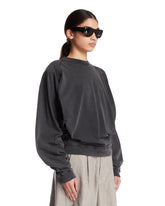 Felpa In Cotone Nera | PDP | Antonia