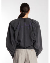 Felpa In Cotone Nera | PDP | Antonia