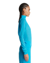Blue Silk Top | PDP | Antonia