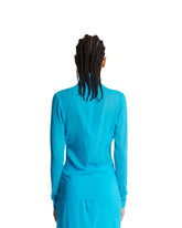 Blue Silk Top | PDP | Antonia