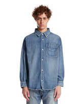 Camicia In Denim di Cotone Blu | PDP | Antonia