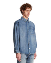 Camicia In Denim di Cotone Blu | PDP | Antonia