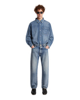 Camicia In Denim di Cotone Blu | PDP | Antonia