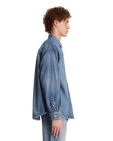 Camicia In Denim di Cotone Blu | PDP | Antonia