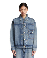 Blue Nikko Denim Jacket - NEEDBY VINTAGE WOMEN | PLP | Antonia