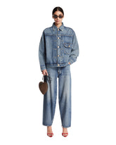 Blue Nikko Denim Jacket - NEEDBY VINTAGE WOMEN | PLP | Antonia