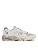 Beige Made in UK 991v2 Sneakers | PDP | Antonia