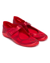 Red Air Rift Satin Sneakers | PDP | Antonia