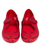 Red Air Rift Satin Sneakers | PDP | Antonia