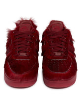 Burgundy Air Force 1 QS Ponyhair IR1940 Sneakers | PDP | Antonia
