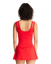 Red NikeSKIMS Double-Strap Top | PDP | Antonia