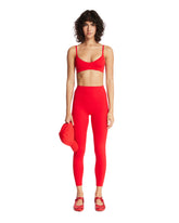 Red NikeSKIMS Rounded-Neck Bra | PDP | Antonia
