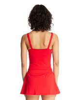 Red NikeSKIMS Square-Neck Top | PDP | Antonia