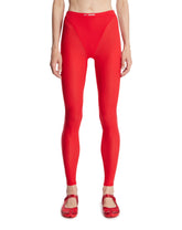 Red NikeSKIMS High-Waisted Leggings | PDP | Antonia