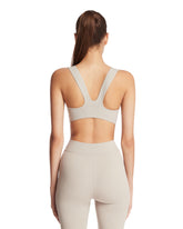 NikeSKIMS Beige Studio Stretch Square-neck Top | PDP | Antonia