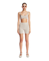 NikeSKIMS Beige Front Seam Top | PDP | Antonia