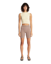 NikeSKIMS Light Yellow Ribbed Seamless Top | PDP | Antonia