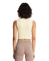 NikeSKIMS Light Yellow Ribbed Seamless Top | PDP | Antonia
