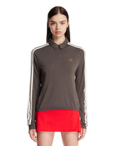 Gray NikeSKIMS Long Sleeve Polo | PDP | Antonia
