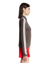 Gray NikeSKIMS Long Sleeve Polo | PDP | Antonia
