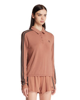 Brown NikeSKIMS Long Sleeve Polo | PDP | Antonia