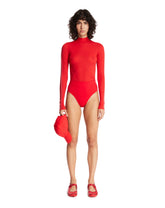 Red NikeSKIMS High-Waisted Briefs | PDP | Antonia