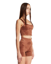 NikeSKIMS Bustier Top Marrone | PDP | Antonia