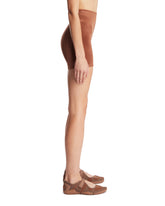 NikeSKIMS Brown High-Waisted Shorts | PDP | Antonia