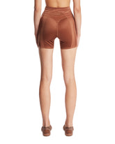 NikeSKIMS Brown High-Waisted Shorts | PDP | Antonia