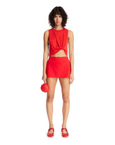 Red NikeSKIMS Cropped Top | PDP | Antonia