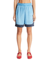 Blue NikeSKIMS Relaxed Shorts | PDP | Antonia