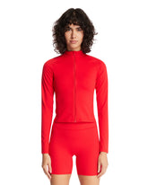 Red NikeSKIMS Zip-Up Jacket | PDP | Antonia