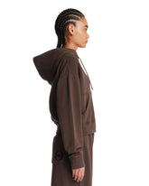 ON by FKA Twigs Brown Club Collective Full Zip Hoodie | PDP | Antonia