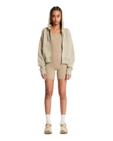 ON by FKA Twigs Beige Club Collective Full Zip Hoodie | PDP | Antonia