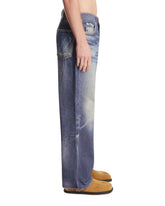 Jeans Azure Print Third Cut Blu | PDP | Antonia