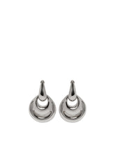 Silver Blow Up Drop Earrings | PDP | Antonia