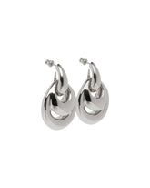 Silver Blow Up Drop Earrings | PDP | Antonia