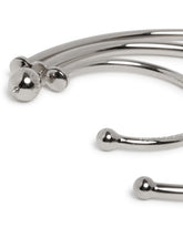 Pierced Solar Hoops Argentati | PDP | Antonia
