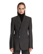 Gray Clean Break Jacket | PDP | Antonia
