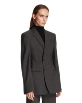 Gray Clean Break Jacket | PDP | Antonia