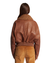 Bomber In Pelle Marrone | PDP | Antonia