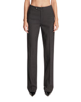 Gray Clean Break Trousers | PDP | Antonia