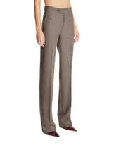 Gray Clean Break Trousers | PDP | Antonia