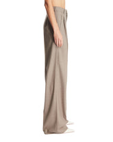 Gray Clean Break Trousers | PDP | Antonia