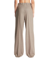 Gray Clean Break Trousers | PDP | Antonia