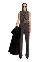 Gray Side Formation Wool Top | PDP | Antonia