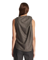 Gray Side Formation Wool Top | PDP | Antonia