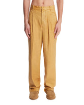 Pantaloni In Lino Beige | PDP | Antonia